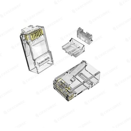 Ethernet Cat.6A UTP Plug RJ45 With Insert 3 Up 5 Down